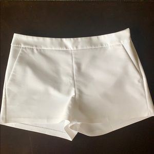 Express Size 10 White Shorts